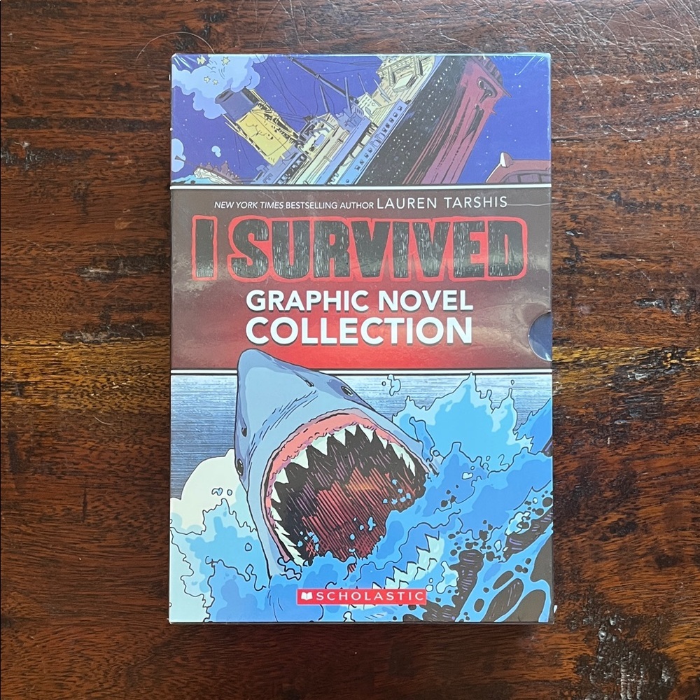 New! Scholastic I Survived Graphic Novel Collection by Lauren Tarshis